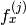 f^{(j)}_x