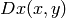 Dx(x,y)