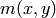 m(x,y)