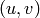 (u, v)